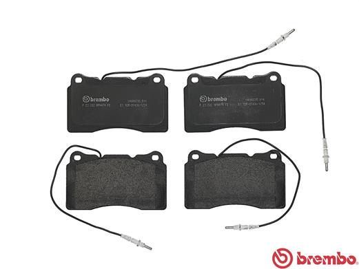 A.B.S. P 23 082 BREMBO Bremsbelagsatz, Scheibenbremse